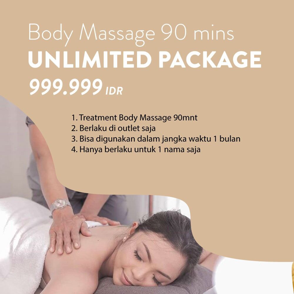 UNLIMITED PACKAGE BODY MASSAGE